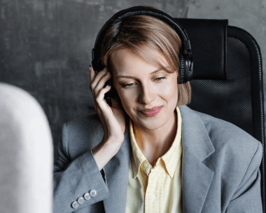 Transcriber using polish transcription services, providing accessible solutions tailored for diverse audience requirements.