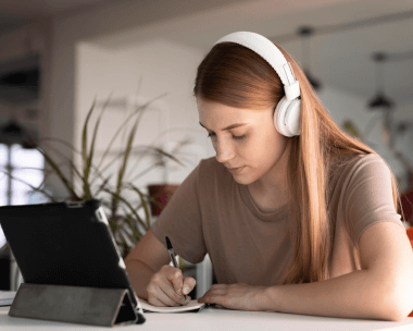 Customer choosing affordable polish transcription services tailored specifically to meet their unique budget requirements.