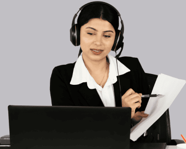 Legal professional using certified Japanese transcription to ensure accuracy and legal compliance in their documentation.