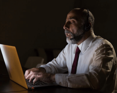 A transcriber ensures confidential Farsi transcription, benefiting customers with secure data protection and peace of mind.