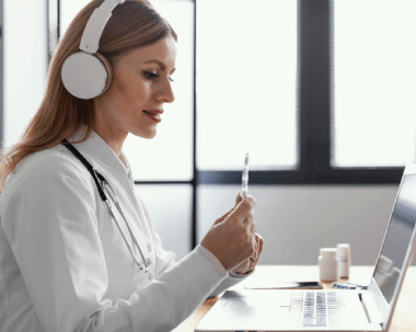 An expert uses corsican transcriptions for legal, medical, and financial industry, ensuring sector-specific accuracy.