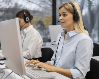 Transcriber accurately working on the English document into Irish with professional transcription services.