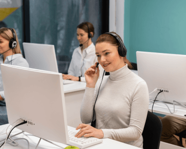 Transcribers offering polish transcription services supported by 24/7 customer service for timely issue resolution.