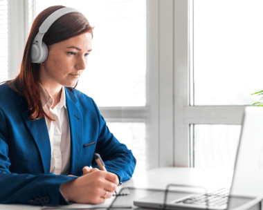 Transcriber offering a wide range of property transcription services, helping clients with accurate documentation.