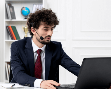 Client using secure transcripts backed by global  standards such as HIPAA and GDPR for legal and business documents.