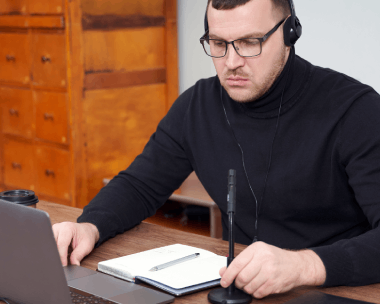 Transcriber provides accurate sermon transcription services for fast transcription services to publishing after sermons.