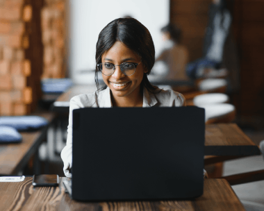 Transcriber working on the sermon transcription services content with encrypted uploads and NDA protection.